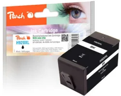 Peach HP 920 XLbk Druckerpatrone XL bk ersetzt HP No. 920XL bk, CD975AE für z.B. HP OfficeJet 6500 A Plus, HP OfficeJet 6000, HP OfficeJet 6000 Wireless