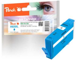 Peach HP 920 XLc Druckerpatrone XL cy ersetzt HP No. 920XL c, CD972AE für z.B. HP OfficeJet 6500 A Plus, HP OfficeJet 6000, HP OfficeJet 6000 Wireless
