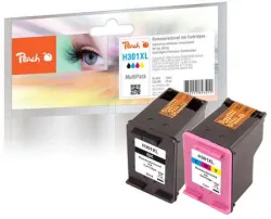 Peach HP 301 XL 2 Druckköpfe XL (bk, col) ersetzt HP No. 301XL, CH563EE, CH564EE für z.B. HP Envy 5530, HP DeskJet 1000, HP DeskJet 1010