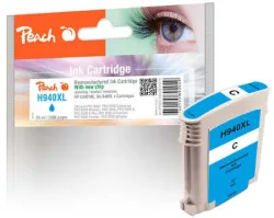 Peach HP 940 XLc Druckerpatrone XL cy ersetzt HP No. 940XL c, C4907AE für z.B. HP OfficeJet Pro 8000, HP OfficeJet Pro 8000 Enterprise