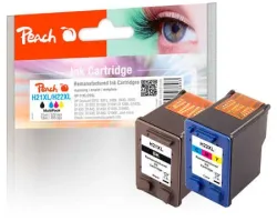 Peach HP 21 XL 2 Druckköpfe XL (bk, col) ersetzt HP No. 21XL, No. 22XL, SD367AE, C9351AE, C9352AE für z.B. HP DeskJet 3910, HP DeskJet 3915
