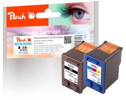 Peach HP 21 XL 2 Druckköpfe XL (bk, col) ersetzt HP No. 21XL, No. 22XL, SD367AE, C9351AE, C9352AE für z.B. HP DeskJet 3910, HP DeskJet 3915