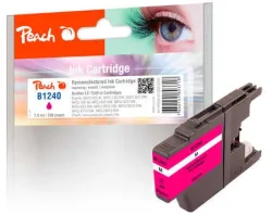 Peach B1240 M Druckerpatrone XL ma ersetzt Brother LC-1240M für z.B. Brother DCPJ 525 W, Brother MFCJ 5910 DW, Brother DCPJ 725 DW, Brother MFCJ 430 W