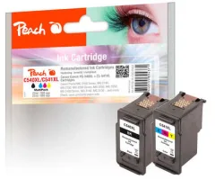 Peach C540 XLBK 2 Druckköpfe XL (bk, col) ersetzt Canon PG-540XLBK, CL-541XLC, 5222B005, 5226B004 für z.B. Canon Pixma TS 5150, Canon Pixma TS 5151