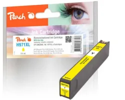 Peach HP 971 XLy Druckerpatrone XL ye ersetzt HP No. 971XL y, CN628A für z.B. HP OfficeJet Pro X 450, HP OfficeJet Pro X 451 dn, HP OfficeJet Pro X 470