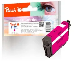 Peach E16 XLm Druckerpatrone XL ma ersetzt Epson No. 16XL m, C13T16334010 für z.B. Epson WorkForce WF -2010 W, Epson WorkForce WF -2500