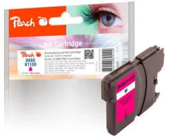 Peach B980 M Druckerpatrone XL ma ersetzt Brother LC-980M, LC-1100M für z.B. Brother DCP -145 C, Brother DCP -160, Brother DCP -163 C