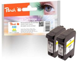 Peach HP 40 y 2 Druckköpfe 2*ye ersetzt Xerox, HP No. 40 y*2, 51640YE*2 für z.B. HP Color Copier 210, HP Color Copier 210 LX, HP Copyjet