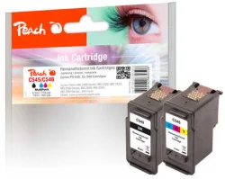 Peach C545 2 Druckköpfe (bk, col) ersetzt Canon PG-545, CL-546, 8286B006 für z.B. Canon Pixma TS 3350, Canon Pixma MG 3051, Canon Pixma MG 2450