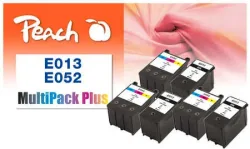 Peach E13 6 Druckerpatronen bk ersetzt Epson T013, T052 für z.B. Epson Machjet 600 C, Epson Machjet 930 C, Epson MJ 600 C, Epson MJ 930 C