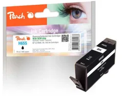 Peach HP 655 bk Druckerpatrone bk ersetzt HP No. 655 bk, CZ109AE für z.B. HP DeskJet Ink Advantage 3525, HP DeskJet Ink Advantage 4615