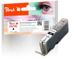 Peach C571 XLBK Druckerpatrone XL bkph ersetzt Canon CLI-571XLBK, 0331C001 für z.B. Canon Pixma MG 5750, Canon Pixma MG 7750, Canon Pixma TS 8050