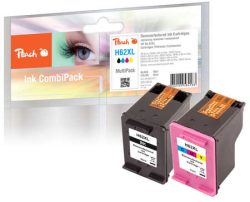 Peach Spar Pack Druckköpfe kompatibel zu HP No. 62XL, C2P05AE, C2P07AE