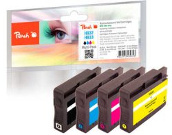 Peach Spar Pack Tintenpatronen kompatibel zu HP No. 932, No. 933