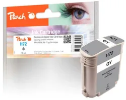 Peach HP 72 GY Druckerpatrone gy ersetzt HP No. 72 GY, C9401A für z.B. HP DesignJet T 1100 24 Inch, HP DesignJet T 1100 44 Inch, HP DesignJet T 1100 MFP