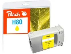 Peach HP 80 Druckerpatrone ye ersetzt HP 80 Y, C4873A für z.B. HP DesignJet 1050 C, HP DesignJet 1050 C Plus, HP DesignJet 1055 CM