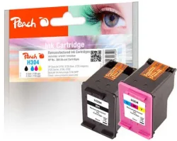 Peach HP 304 2 Druckköpfe (bk, col) ersetzt HP No. 304, N9K06AE, N9K05AE für z.B. HP DeskJet 3720, HP DeskJet 3730, HP DeskJet Ink Advantage 3700 MFP