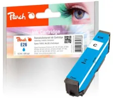 Peach E26 c Druckerpatrone cy ersetzt Epson No. 26 c, C13T26124010 für z.B. Epson Expression Premium XP -510, Epson Expression Premium XP -520