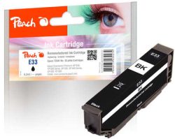 Peach Tintenpatrone foto schwarz kompatibel zu Epson No. 33 phbk, T3341