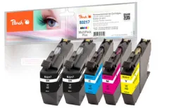 Peach B3217 Spar Plus Pack Druckerpatronen (2*bk, c/m/y) ersetzt Brother LC-3217 für z.B. Brother MFCJ 5330 DW, Brother MFCJ 5335 DW