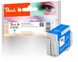 Peach E157 Druckerpatrone XL cy ersetzt Epson T1572C, C13T15724010 für z.B. Epson Stylus Photo R 3000