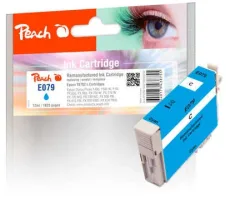 Peach E792 C Druckerpatrone XL cy ersetzt Epson T0792C, C13T07924010 für z.B. Epson Stylus Photo PX 730 WD, Epson Stylus Photo PX 710 W