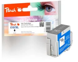 Peach E157 Druckerpatrone XL bk ersetzt Epson T1577LBK, C13T15774010 für z.B. Epson Stylus Photo R 3000