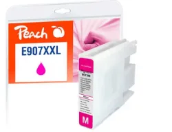 Peach E907/908 Druckerpatrone XXL ma ersetzt Epson T9073, No. 907XXLM, C13T90734010 für z.B. Epson Workforce Pro WF -6090 DW