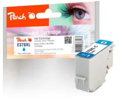 Peach E378/478 Druckerpatrone XL cy ersetzt Epson T3792, No. 378XL c, C13T37924010 für z.B. Epson Expression Photo HD XP -15000