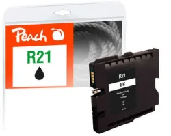 Peach R21 Druckerpatrone bk ersetzt Ricoh GC21K, 405532 für z.B. Ricoh Aficio GX 2500, Ricoh Aficio GX 3000, Ricoh Aficio GX 3000 s