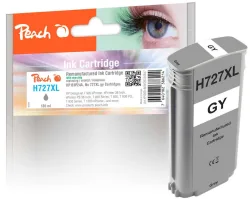 Peach HP 727 gy Druckerpatrone gy ersetzt HP No. 727 gy, B3P24A für z.B. HP DesignJet T 1500 ePrinter, HP DesignJet T 1500 ePrinter 36 Inch