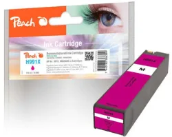 Peach HP 991 XM Druckerpatrone XL ma ersetzt HP No. 991X M, M0J94AE für z.B. HP PageWide Color 755 dn, HP PageWide Color MFP 774 dn
