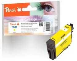 Peach E502 Y Druckerpatrone ye ersetzt Epson No. 502Y, C13T02V44010 für z.B. Epson Expression Home XP -5100, Epson Expression Home XP -5105