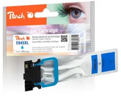 Peach E944/945/946 Druckerpatrone XL cy ersetzt Epson T9452, No. 945XLC, C13T945240 für z.B. Epson WorkForce Pro WFC 5710 DWF