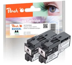 Peach B3235 XLBK 2 Druckerpatronen XL 2*bk ersetzt Brother LC-3235XLBK für z.B. Brother DCPJ 1100 DW, Brother MFCJ 1300 DW