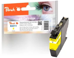 Peach B3211 Y Druckerpatrone ye ersetzt Brother LC-3211Y für z.B. Brother DCPJ 774 DW, Brother DCPJ 572 DW, Brother DCPJ 770, Brother DCPJ 772 DW
