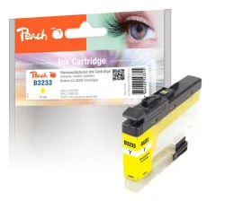 Peach B3233 Y Druckerpatrone ye ersetzt Brother LC-3233Y für z.B. Brother DCPJ 1100 DW, Brother MFCJ 1300 DW