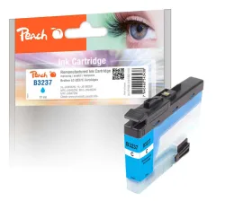 Peach B3237 C Druckerpatrone cy ersetzt Brother LC-3237C für z.B. Brother DCPJ 1100 DW, Brother MFCJ 1300 DW