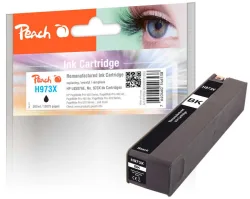 Peach HP 973 XBK Druckerpatrone XL bk ersetzt HP No. 973X BK, L0S07AE für z.B. HP PageWide Pro 450, HP PageWide Pro 452 dn, HP PageWide Pro 452 dw