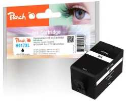 Peach HP 917 XLBK Druckerpatrone XL bk ersetzt HP No. 917XL BK, 3YL85AE für z.B. HP OfficeJet Pro 8024, HP OfficeJet Pro 8022, HP OfficeJet Pro 8023