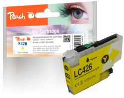 Peach B426 Y Druckerpatrone ye ersetzt Brother LC-426Y für z.B. Brother MFCJ 4335 DW, Brother MFCJ 4340 DW, Brother MFCJ 4540 DW XL, Brother MFCJ 4540