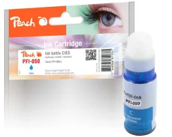 Peach C050 Tintenbehälter pigm. cy ersetzt Canon PFI-050 für z.B. Canon imagePROGRAF TC -20, Canon imagePROGRAF TC -20 M, Canon imagePROGRAF TC -21