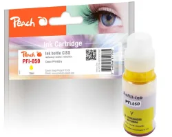 Peach C050 Tintenbehälter pigm. ye ersetzt Canon PFI-050 für z.B. Canon imagePROGRAF TC -20, Canon imagePROGRAF TC -20 M, Canon imagePROGRAF TC -21