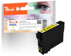 Peach E503 XL Druckerpatrone XL ye ersetzt Epson No. 503XL, T09R440 für z.B. Epson Expression Home XP -5200, Epson Expression Home XP -5205