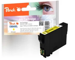 Peach E604 XL Druckerpatrone XL ye ersetzt Epson No. 604XL, T10H440 für z.B. Epson Expression Home XP -2200, Epson Expression Home XP -2205