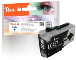 Peach B427 BK Druckerpatrone bk ersetzt Brother LC-427BK für z.B. Brother HLJ 6010 DW, Brother MFCJ 5955 DW, Brother MFCJ 6950, Brother MFCJ 6955 DW