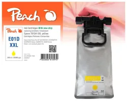 Peach E1D4 Druckerpatrone XL ye ersetzt Epson T01D4, C13T01D400 für z.B. Epson WorkForce Pro WFC 529 R DTW, Epson WorkForce Pro WFC 570