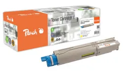 Peach O4345/46 Toner ye ersetzt OKI 43459329 für z.B. OKI C 3300, OKI C 3300 N, OKI C 3400, OKI C 3400 N, OKI C 3450, OKI C 3450 N, OKI C 3600