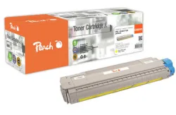 Peach O4348/69 Toner ye ersetzt OKI 43487709 für z.B. OKI C 8600 CDTN, OKI C 8600 DN, OKI C 8600 DTN, OKI C 8600 N, OKI C 8600, OKI C 8800 CDTN