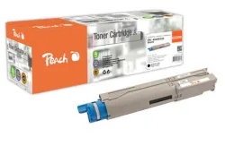 Peach O4345/46 Toner bk ersetzt OKI 43459332 für z.B. OKI C 3300, OKI C 3300 N, OKI C 3400, OKI C 3400 N, OKI C 3450, OKI C 3450 N, OKI C 3600